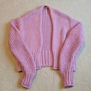 NWT Free People chunky knit cropped sweater